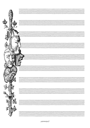 Partition Vierge et Papier Musique Gratuit en PDF - La Touche Musicale